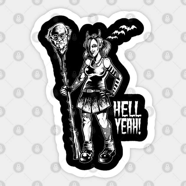 Hell Yeah! Sticker by wildsidecomix